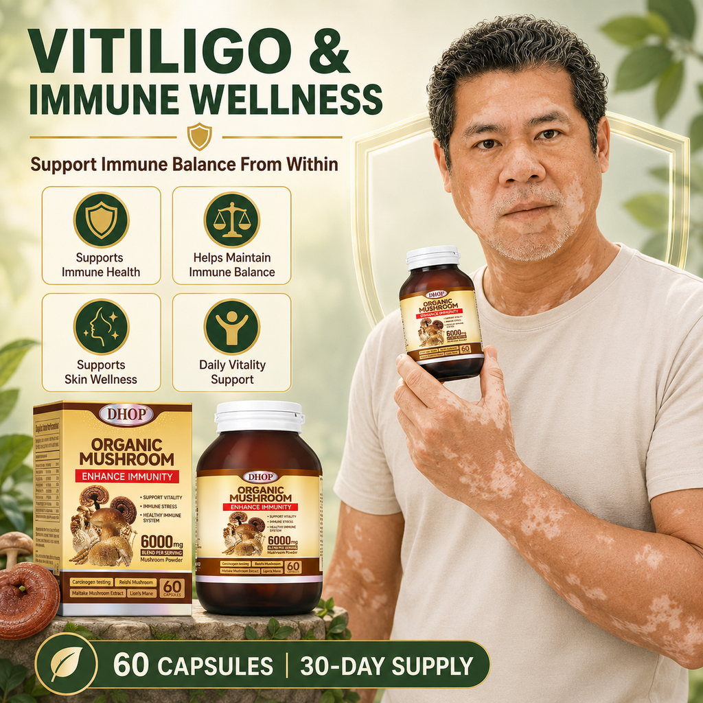 Organic Cordyceps Blend – Immune & Skin Support Formula (60 Count)